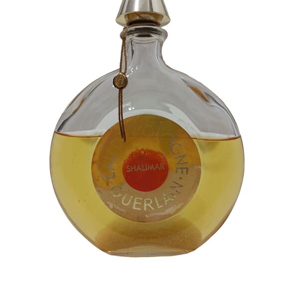 Lot of 3 Guerlain Shalimar 6 oz 3/4 Full, 3.3 oz, I.6 oz Flacon Bottle Crystal - Picture 4 of 13